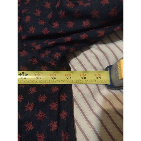 Rowm Big Men’s Blue Red Long Sleeve Casual Floral Shirt Size 2XB New MSRP $59 - Picture 13 of 14